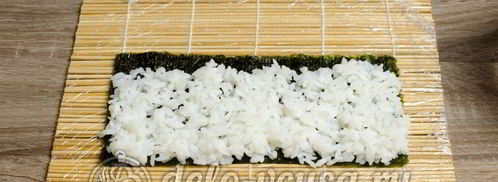 роллы с огурцом каппа маки. Шаг 3