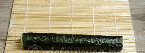 роллы с огурцом каппа маки. Шаг 6