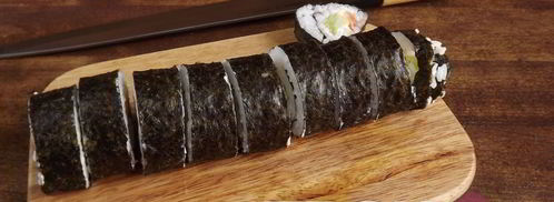 роллы с семгой. Шаг 13