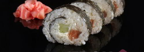 роллы с семгой. Шаг 14