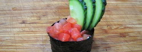 роллы сашими, гунканмаки. Шаг 12