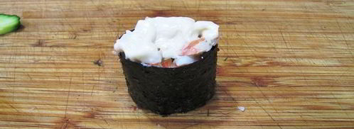 роллы сашими, гунканмаки. Шаг 13