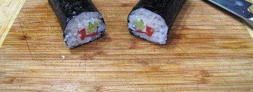роллы сашими, гунканмаки. Шаг 18