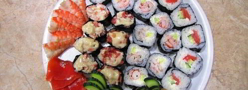 роллы сашими, гунканмаки. Шаг 20