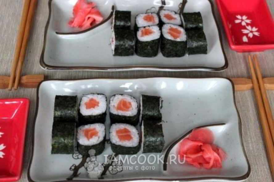 Рецепт роллов сяке маки