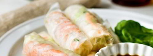 спринг-роллы с креветками. Шаг 15