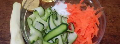 спринг — роллы. Шаг 2