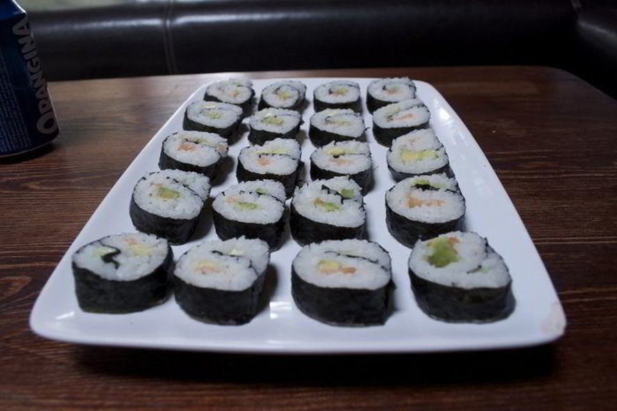 Рецепт суш роллы с красной рыбкой