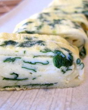 Яичный ролл на завтрак