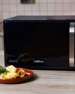 Быстрые куриные рулетики в микроволновке Samsung