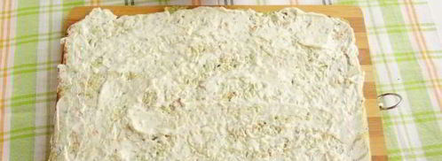 картофельно-кабачковый рулет с форелью. Шаг 12