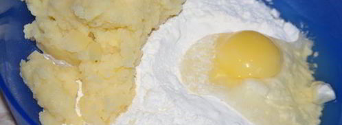 картофельный рулет с грибами. Шаг 5