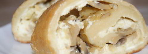 картофельный рулет с грибами. Шаг 10