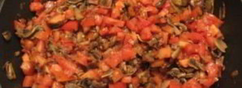 картофельный рулет с овощами. Шаг 4