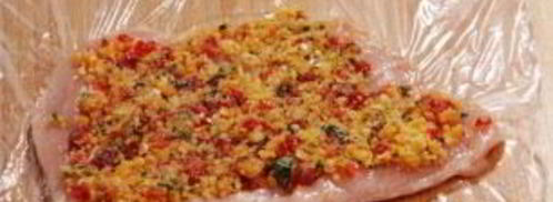 куриный рулет в пищевой пленке. Шаг 3