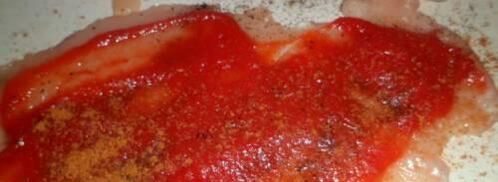 куриные рулетики с соусом. Шаг 2