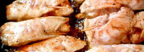 куриные рулетики с соусом. Шаг 4