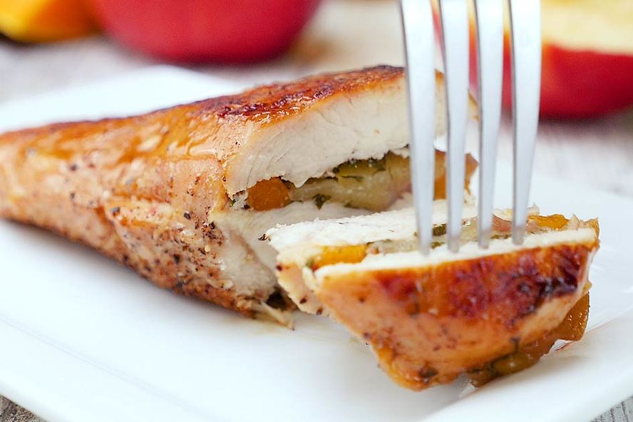 Рецепт куриных рулетиков с тыквой