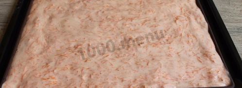 морковный рулет с сыром маскарпоне. Шаг 5