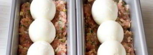 мясной рулет с вареными яйцами. Шаг 6