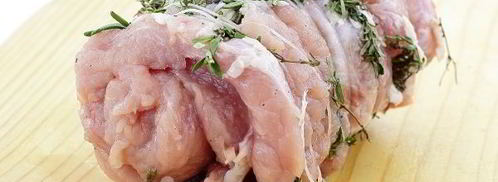 мясной рулет с вяленой клюквой. Шаг 9