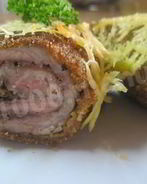 Мясные рулетики с грибами