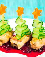 Новогодние рулетики