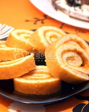 Рулет для зомби с тыквой