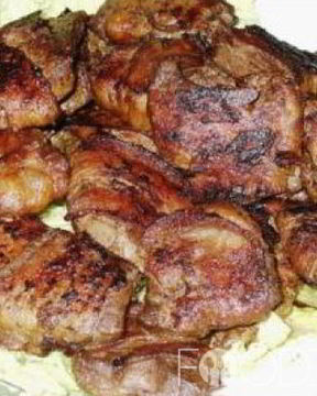 Рулет из бараньей печени