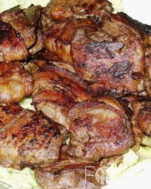 Рулет из бараньей печени