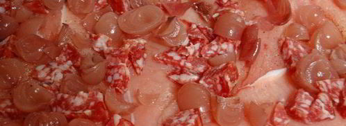 рулет из индейки с салями. Шаг 5