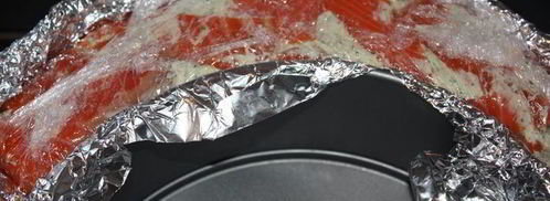 рулет из копченой семги. Шаг 11