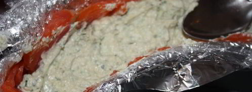 рулет из копченой семги. Шаг 9