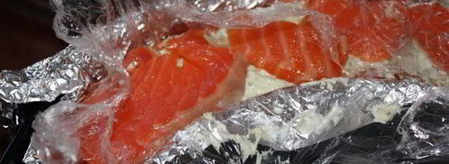 рулет из копченой семги. Шаг 10