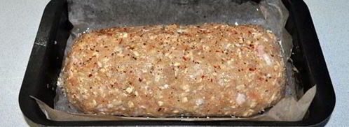 рулет из куриного фарша с печенью. Шаг 6