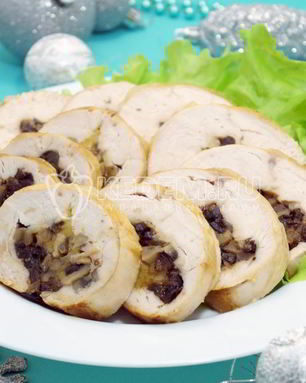 Рулет из куриной грудки