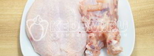 рулет из куриной грудки. Шаг 2