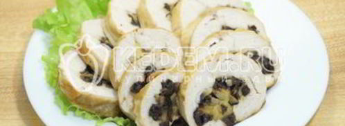 рулет из куриной грудки. Шаг 14