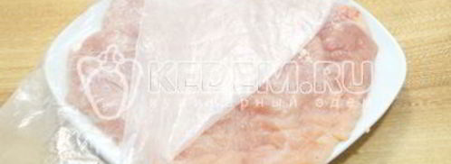 рулет из куриной грудки. Шаг 3