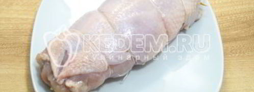 рулет из куриной грудки. Шаг 10