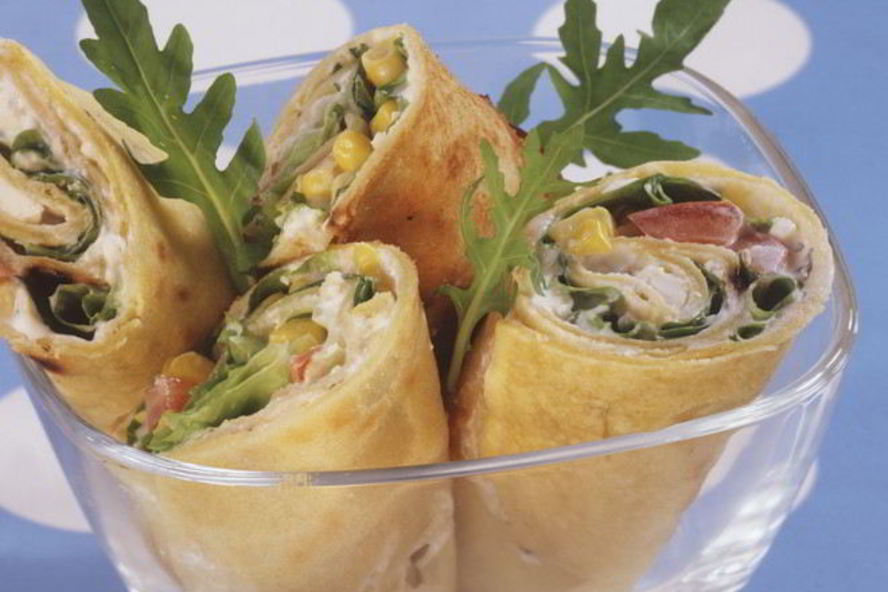 Рецепт рулета из лаваша с красной рыбой