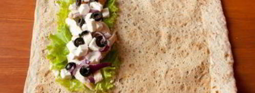 рулет из лаваша в греческом стиле. Шаг 6