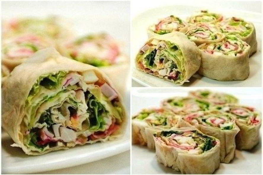 Рецепт рулета из лаваша