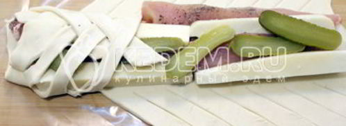 рулет с курицей на рождество. Шаг 4