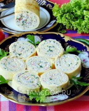 Рулет яичный