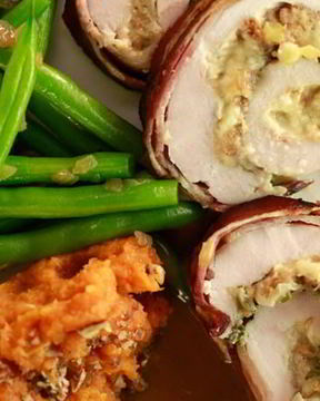 Рулетики из индейки