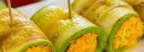 рулетики из кабачков. Шаг 12