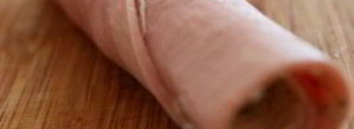 рулетики из ветчины с начинкой. Шаг 4