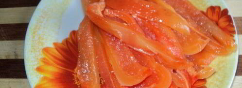 рулетики с персиками и перцем. Шаг 2