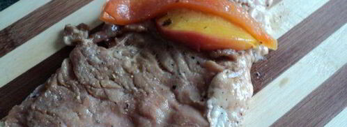 рулетики с персиками и перцем. Шаг 4